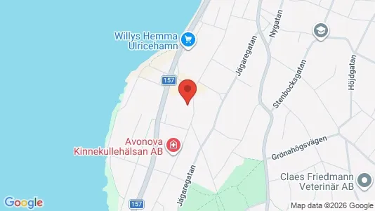 Kontorslokaler att hyra i Ulricehamn - kort over placeringen
