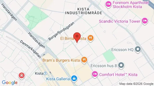 Kontorslokaler att hyra i Västerort - kort over placeringen