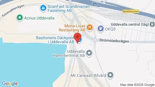 Industrilokaler att hyra i Uddevalla - kort over placeringen