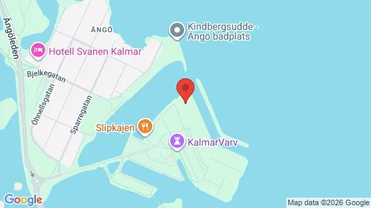 Kontorslokaler att hyra i Kalmar - kort over placeringen