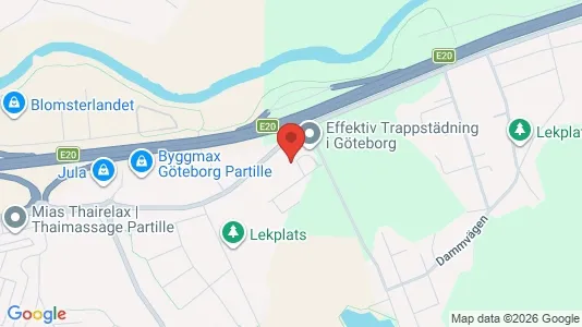 Kontorslokaler att hyra i Partille - kort over placeringen