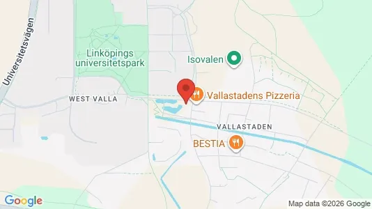 Kontorslokaler att hyra i Linköping - kort over placeringen