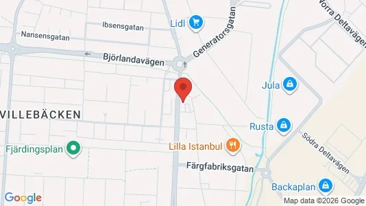 Affärslokaler att hyra i Lundby - kort over placeringen