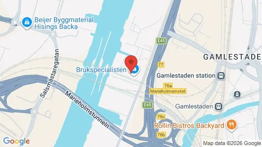 Kontorslokaler att hyra i Göteborg Östra - kort over placeringen