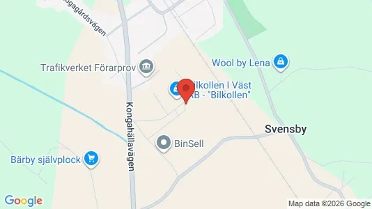 Industrilokaler att hyra i Göteborg Centrum - kort over placeringen