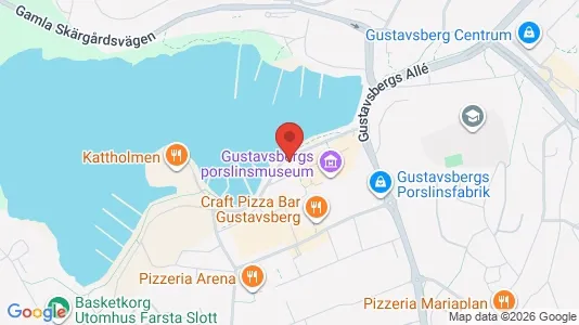 Kontorslokaler att hyra i Värmdö - kort over placeringen
