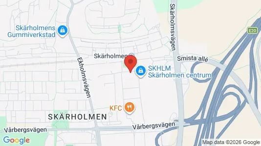 Kontorslokaler att hyra i Söderort - kort over placeringen