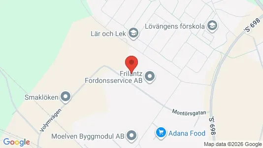 Industrilokaler att hyra i Kil - kort over placeringen