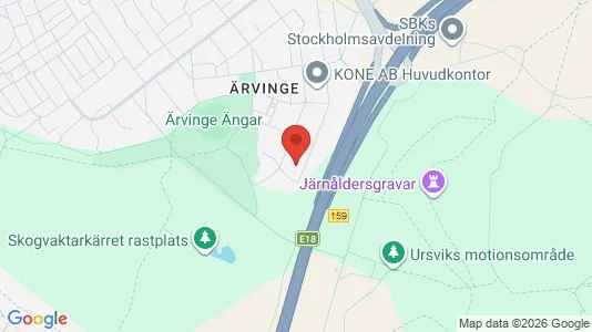 Kontorslokaler att hyra i Västerort - kort over placeringen