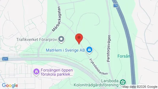 Industrilokaler att hyra i Söderort - kort over placeringen