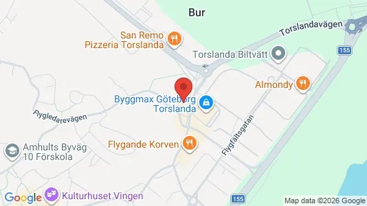 Kontorslokaler att hyra i Västra hisingen - kort over placeringen