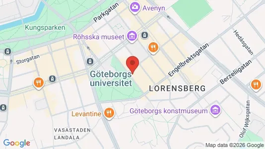 Kontorslokaler att hyra i Göteborg Centrum - kort over placeringen