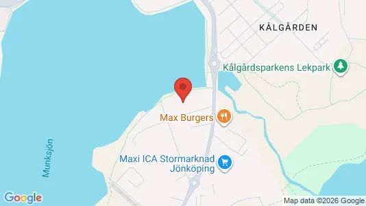 Kontorslokaler att hyra i Jönköping - kort over placeringen