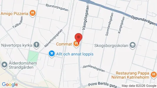 Industrilokaler att hyra i Katrineholm - kort over placeringen