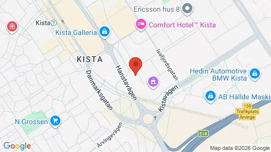 Kontorslokaler att hyra i Västerort - kort over placeringen