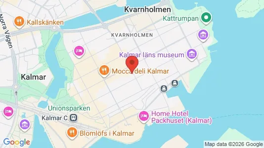 Kontorslokaler att hyra i Kalmar - kort over placeringen
