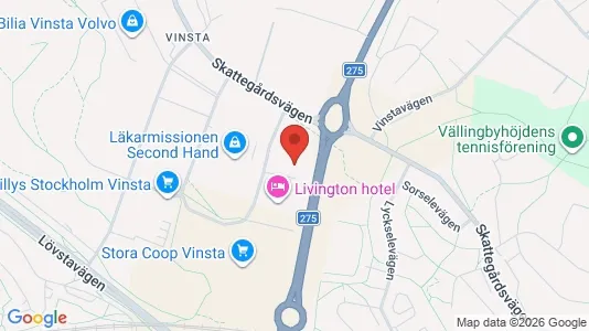 Lagerlokaler att hyra i Västerort - kort over placeringen
