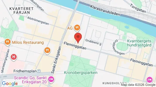 Kontorslokaler att hyra i Kungsholmen - kort over placeringen