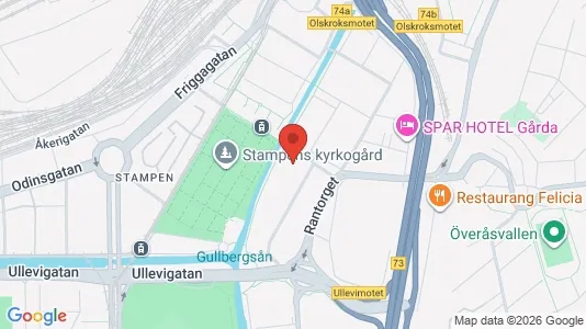Lagerlokaler att hyra i Örgryte-Härlanda - kort over placeringen