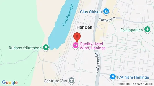Kontorslokaler att hyra i Haninge - kort over placeringen