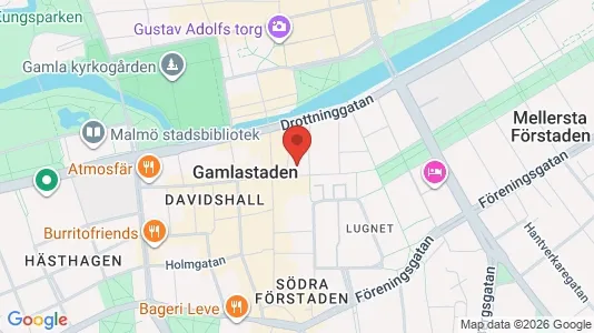 Kontorslokaler att hyra i Malmö Centrum - kort over placeringen