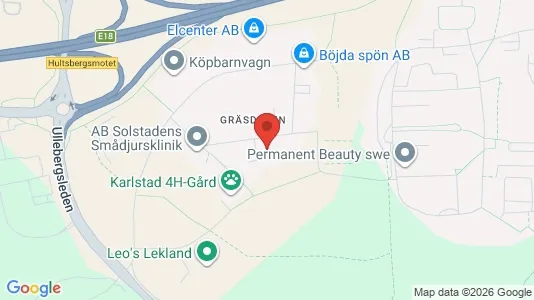 Industrilokaler att hyra i Karlstad - kort over placeringen