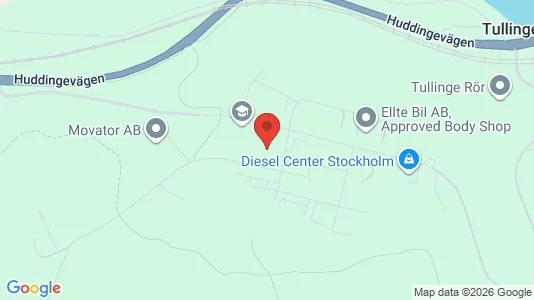 Industrilokaler att hyra i Botkyrka - kort over placeringen