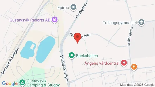 Industrilokaler att hyra i Örebro - kort over placeringen