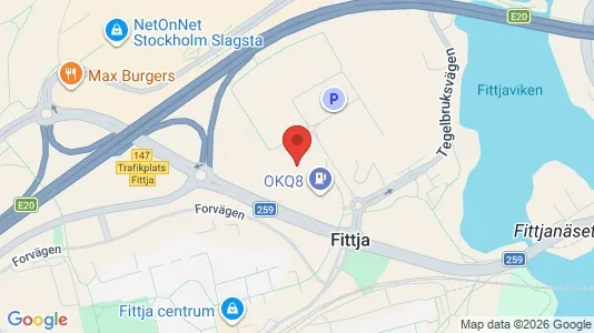 Kontorslokaler att hyra i Botkyrka - kort over placeringen