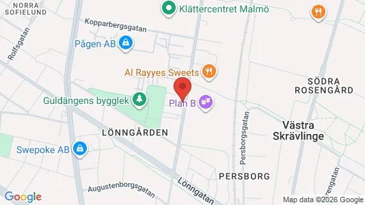 Industrilokaler att hyra i Sofielund - kort over placeringen