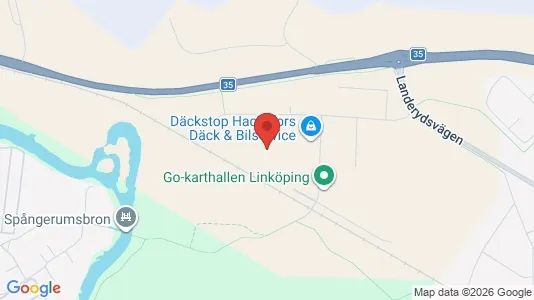 Kontorslokaler att hyra i Linköping - kort over placeringen