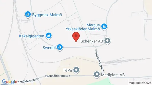 Kontorslokaler att hyra i Fosie - kort over placeringen