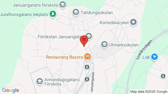 Kontorslokaler att hyra i Göteborg Östra - kort over placeringen