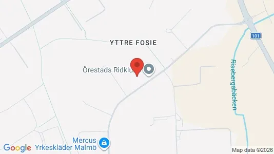 Industrilokaler att hyra i Fosie - kort over placeringen