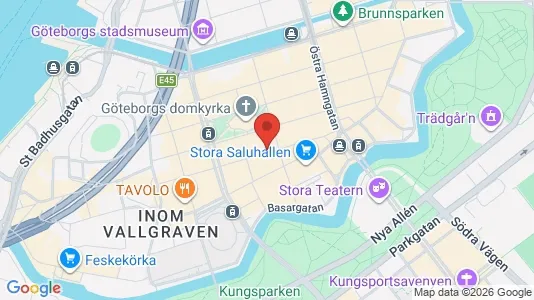 Kontorslokaler att hyra i Göteborg Centrum - kort over placeringen