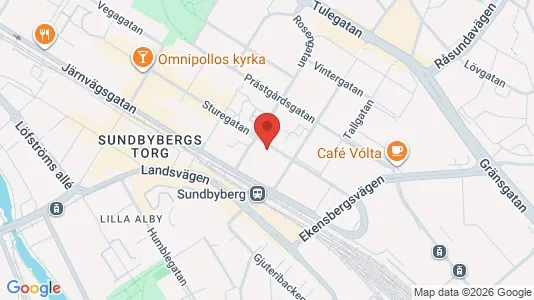 Kontorslokaler att hyra i Sundbyberg - kort over placeringen