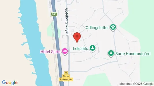 Industrilokaler att hyra i Ale - kort over placeringen