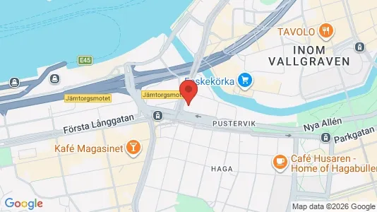 Kontorslokaler att hyra i Göteborg Centrum - kort over placeringen
