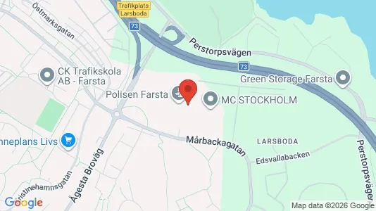 Kontorslokaler att hyra i Söderort - kort over placeringen