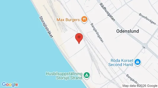 Industrilokaler att hyra i Östersund - kort over placeringen