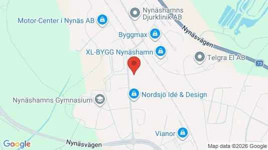Industrilokaler att hyra i Nynäshamn - kort over placeringen