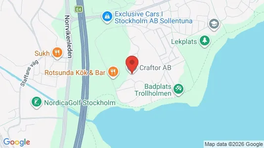 Kontorslokaler att hyra i Sollentuna - kort over placeringen