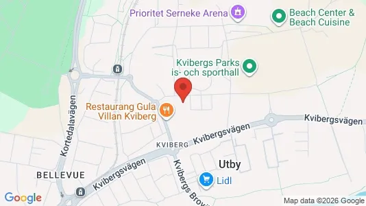 Kontorslokaler att hyra i Göteborg Östra - kort over placeringen