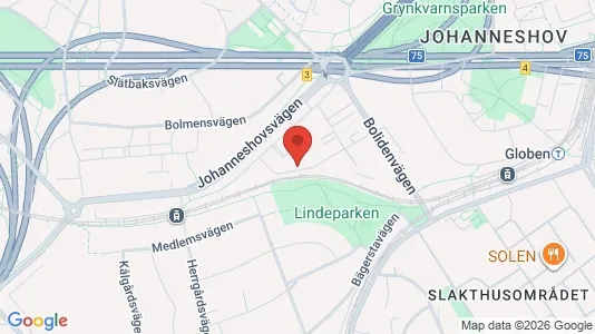 Kontorslokaler att hyra i Söderort - kort over placeringen
