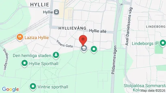 Kontorslokaler att hyra i Hyllie - kort over placeringen