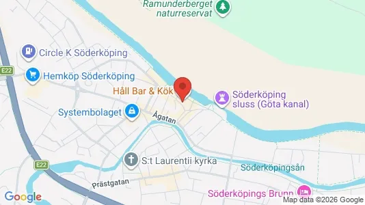 Kontorslokaler att hyra i Söderköping - kort over placeringen
