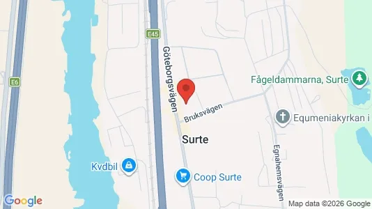 Affärslokaler att hyra i Ale - kort over placeringen