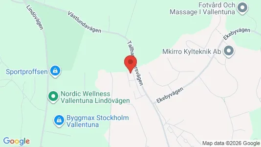 Kontorslokaler att hyra i Vallentuna - kort over placeringen