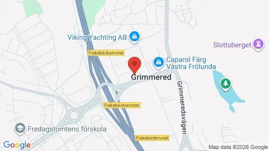 Industrilokaler att hyra i Göteborg Västra - kort over placeringen
