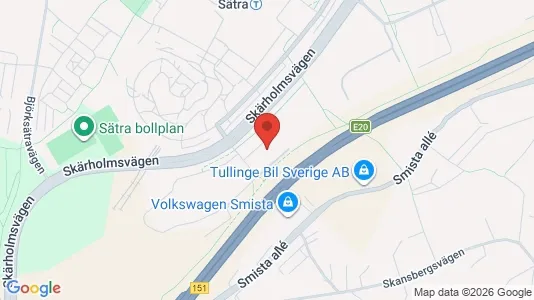 Kontorslokaler att hyra i Söderort - kort over placeringen
